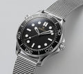 Men's Automatic Diver 300M with Curved Crystal and Steel Case