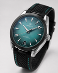 Men's Automatic Watch 150M with Thin Ridged Dial and Date