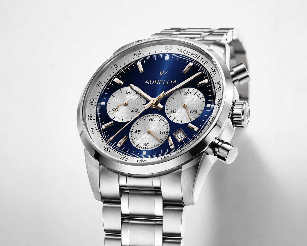 Apex Automatic Watch 40mm with Soft Toned Face and Steel Bracelet