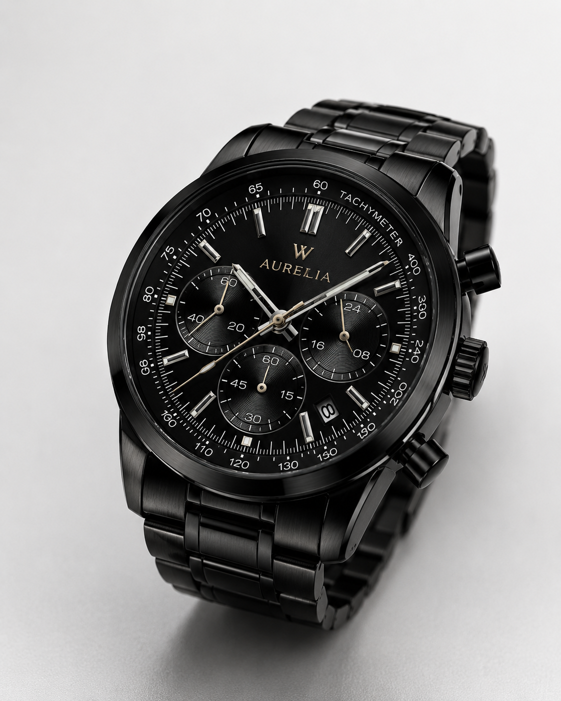 Apex Automatic Watch 40mm with Soft Toned Face and Steel Bracelet